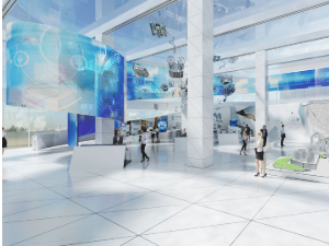 企業展廳設計效果圖